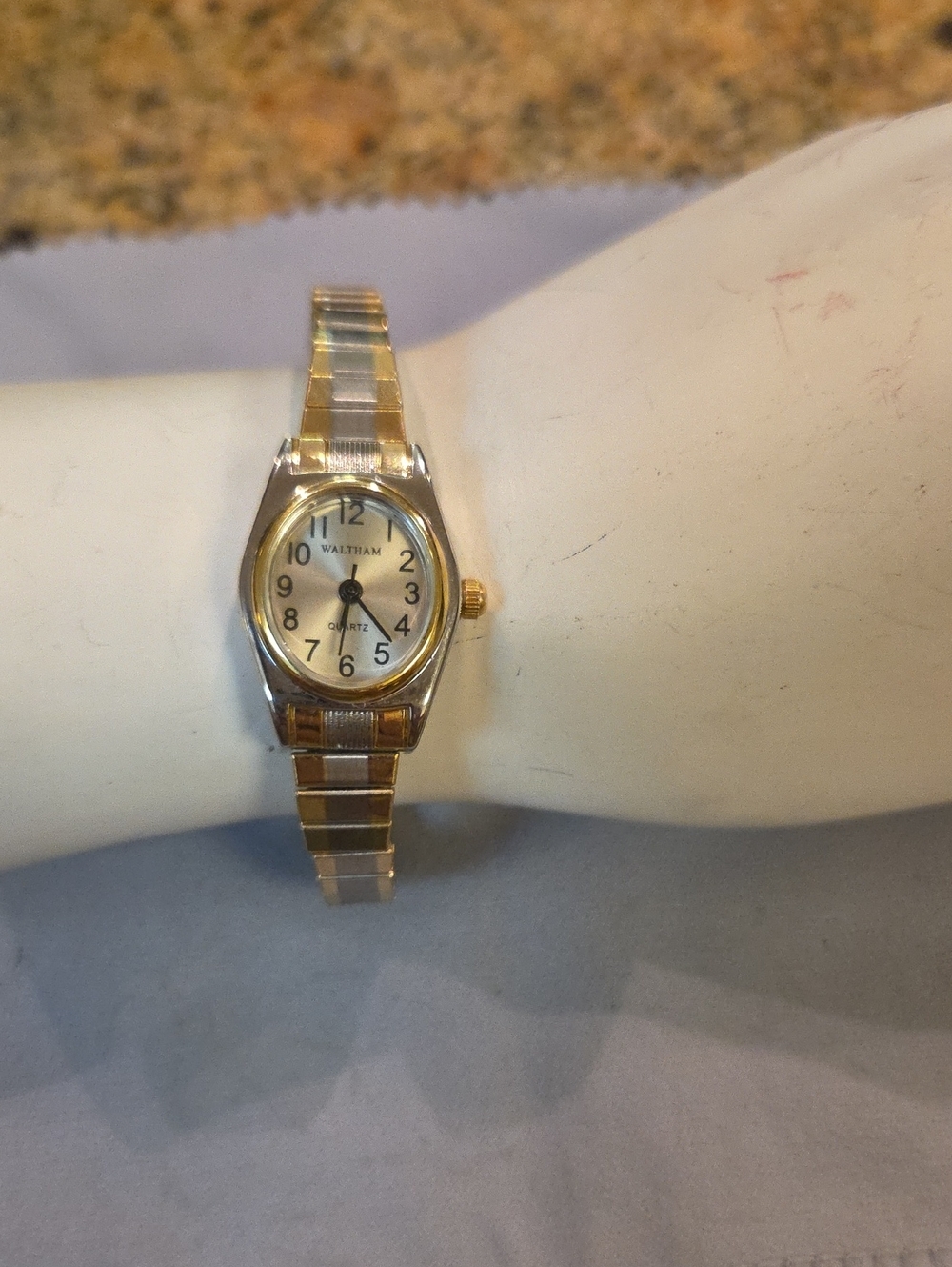 Waltham Two-Tone Women's Quartz Watch - Gold and Silver